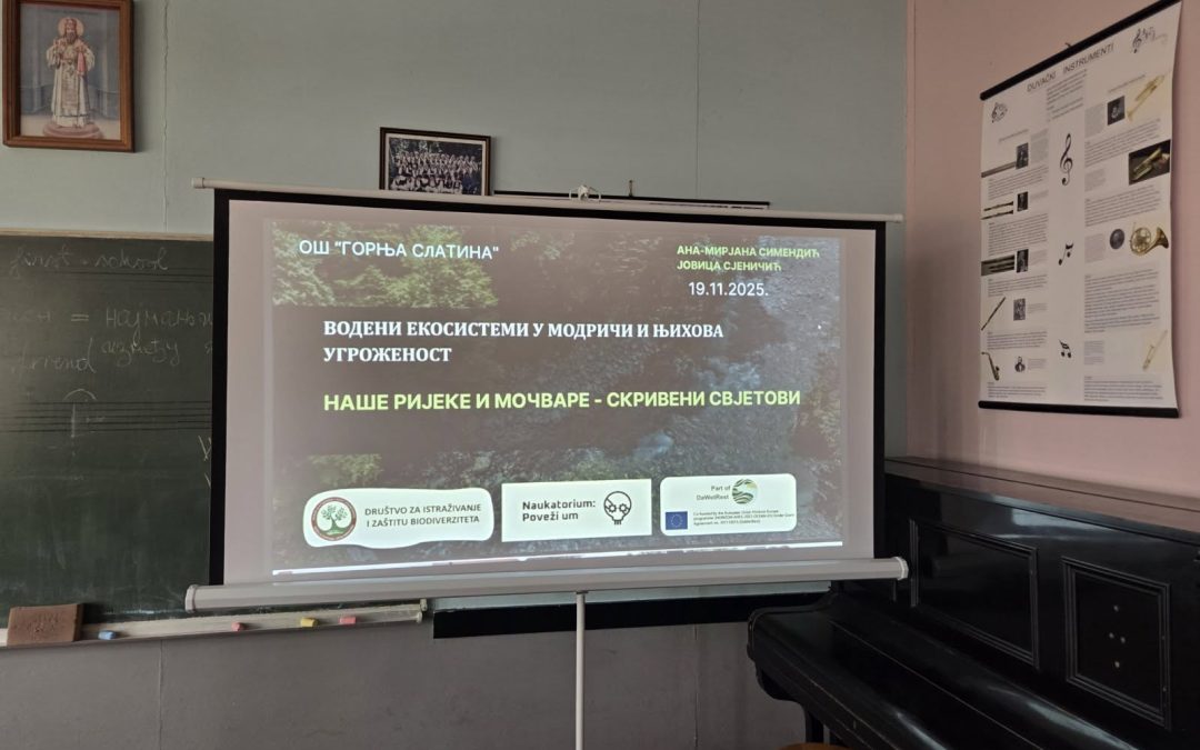 Одржана едукативна радионица  – Чувамо наше воде!